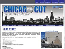 Tablet Screenshot of chicagocutconcretecutting.com